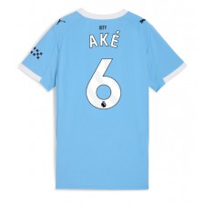 Manchester City Nathan Ake #6 Hemmatröja Dam 2025-26 Korta ärmar